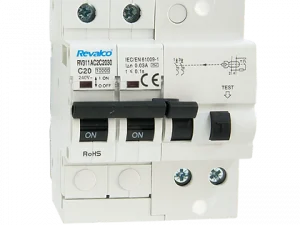 RV311 - 2 polos - Interruptores automáticos con diferenciales combinados
