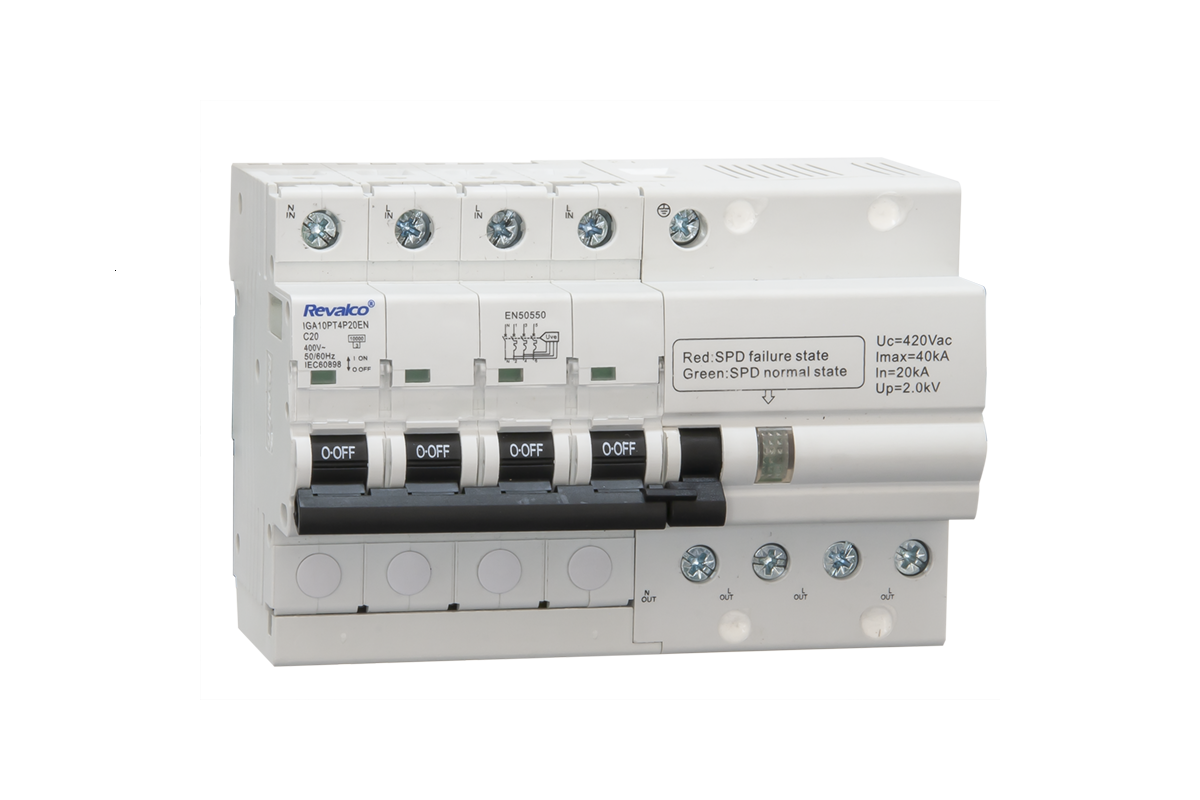 Protección contra sobretensiones Permanente + Transitorias trifásico IGA