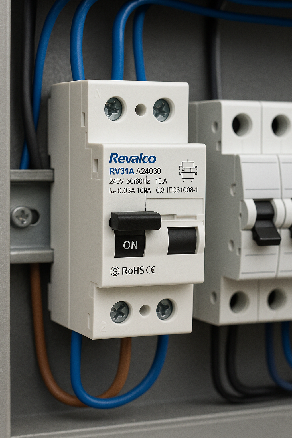 Interruptor diferencial superinmunizado Revalco RV31A 2P Clase A (30mA / 300mA) - Imagen 2